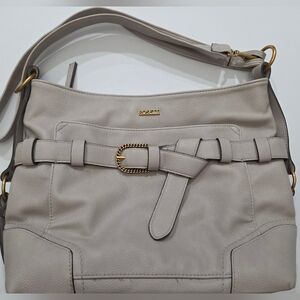 Rosetti Grey Faux Leather Shoulder Bag